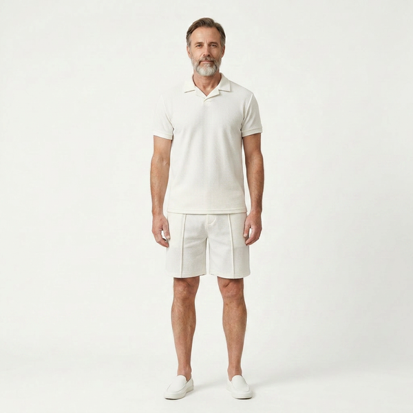 Eli - Short Sleeve Polo And Shorts Set