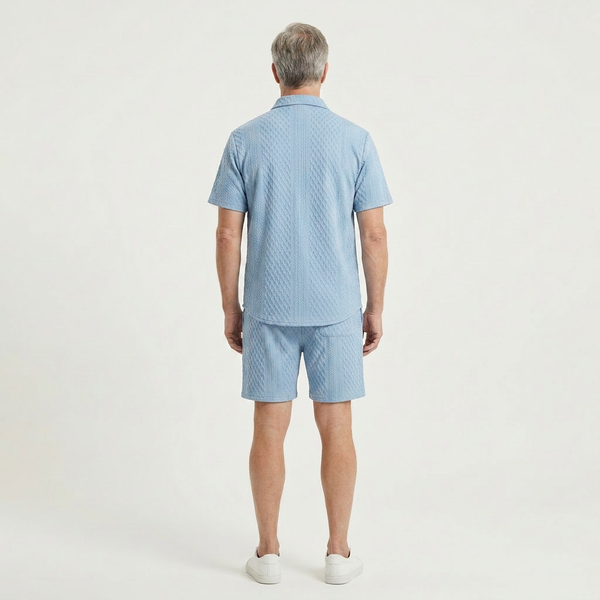 Lincoln - Matching Short-Sleeve Shirt And Shorts Set