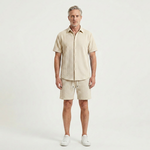 Lincoln - Matching Short-Sleeve Shirt And Shorts Set