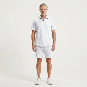 Lincoln - Matching Short-Sleeve Shirt And Shorts Set