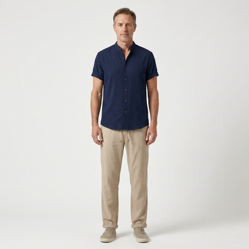 Jackson - Short-Sleeve Shirt And Trouser Set
