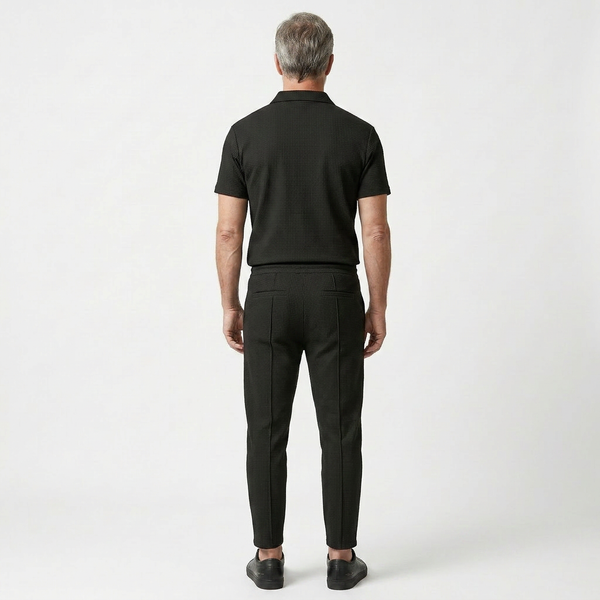 Levi - Short-Sleeve Zip Collar Matching Set