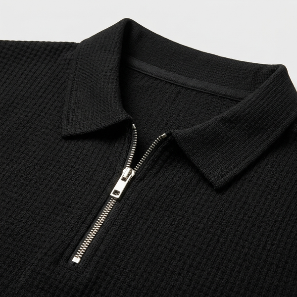 Levi - Short-Sleeve Zip Collar Matching Set