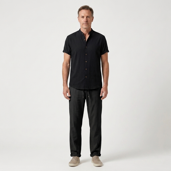 Jackson - Short-Sleeve Shirt And Trouser Set
