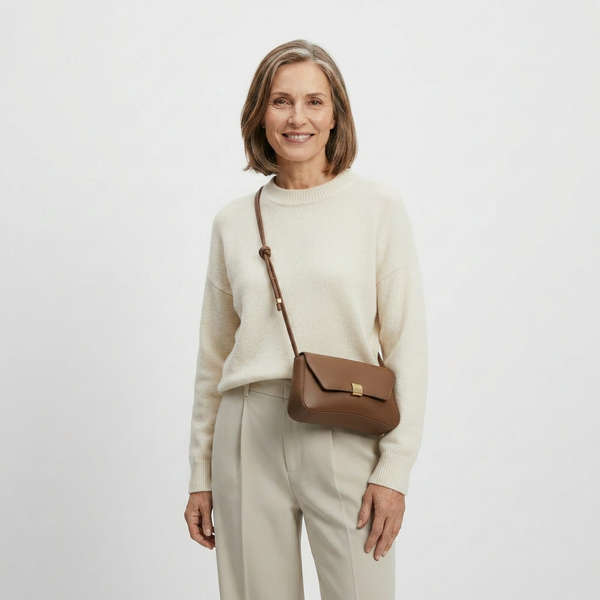 Claspette - Compact Flap-Closure Baguette Bag