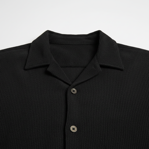 Stefan - Short Sleeve Button-Up Shirt And Shorts Set