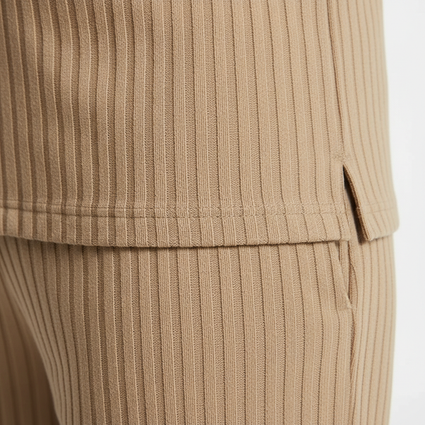 Victor - Textured Short Sleeve Shirt And Shorts Set