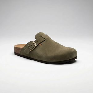 Valentina - Slip-On Mule Clog With Buckle Strap