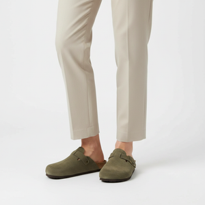 Valentina - Slip-On Mule Clog With Buckle Strap