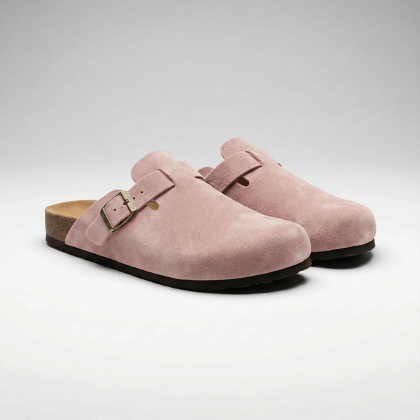 Valentina - Slip-On Mule Clog With Buckle Strap