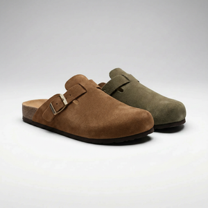 Valentina - Slip-On Mule Clog With Buckle Strap