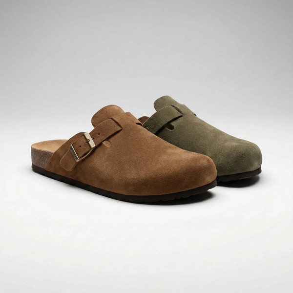 Valentina - Slip-On Mule Clog With Buckle Strap