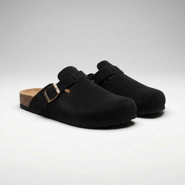 Valentina - Slip-On Mule Clog With Buckle Strap