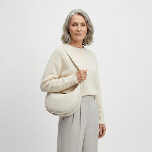 Lunvera - Half-Moon Minimalist Shoulder Bag