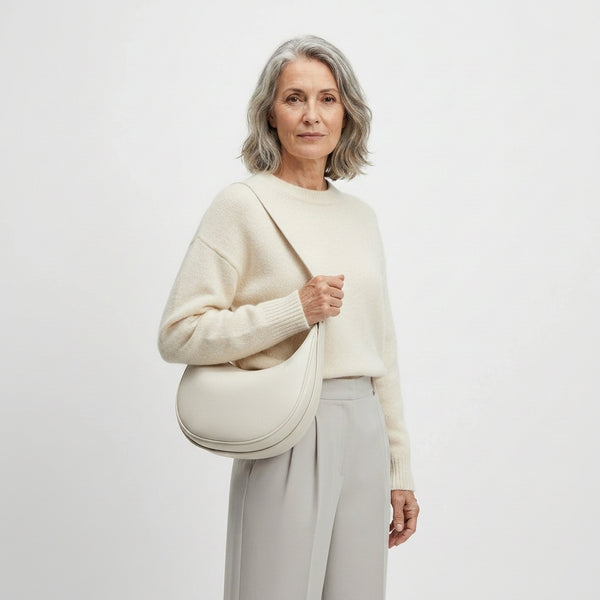 Lunvera - Half-Moon Minimalist Shoulder Bag