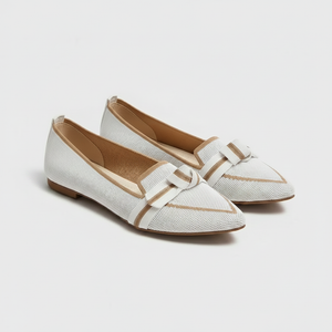 Orelia - Pointed Toe Slip-On Flat Loafer