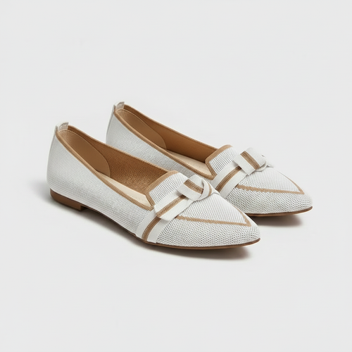 Orelia - Pointed Toe Slip-On Flat Loafer
