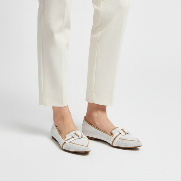 Orelia - Pointed Toe Slip-On Flat Loafer