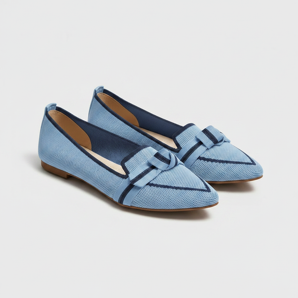 Orelia - Pointed Toe Slip-On Flat Loafer