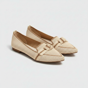 Orelia - Pointed Toe Slip-On Flat Loafer