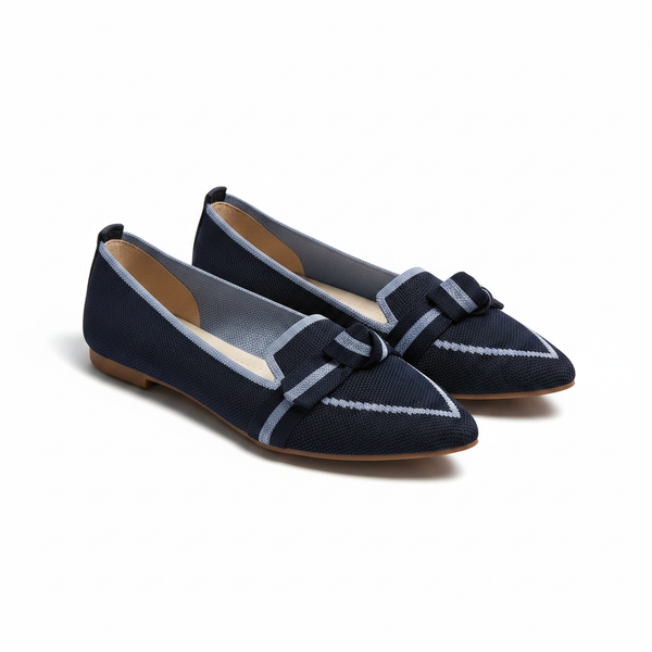Orelia - Pointed Toe Slip-On Flat Loafer