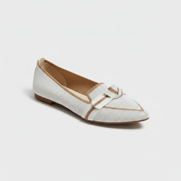 Orelia - Pointed Toe Slip-On Flat Loafer