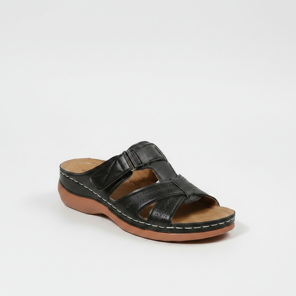 Alexa - Open-Toe Wedge Slide Sandal