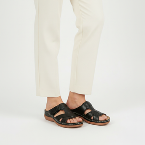 Alexa - Open-Toe Wedge Slide Sandal