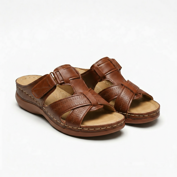 Alexa - Open-Toe Wedge Slide Sandal