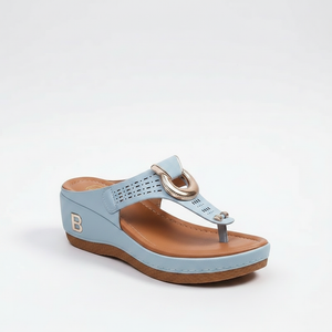 Slyndra - Wedge Toe-Ring Slide Sandal