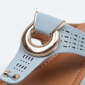 Slyndra - Wedge Toe-Ring Slide Sandal