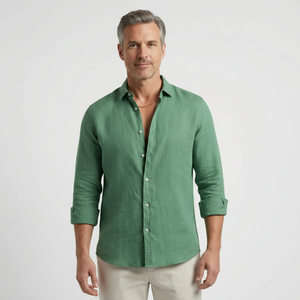 Verdano - Long Sleeve Button-Down Casual Shirt