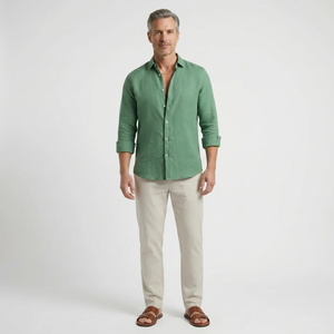 Verdano - Long Sleeve Button-Down Casual Shirt