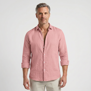 Verdano - Long Sleeve Button-Down Casual Shirt