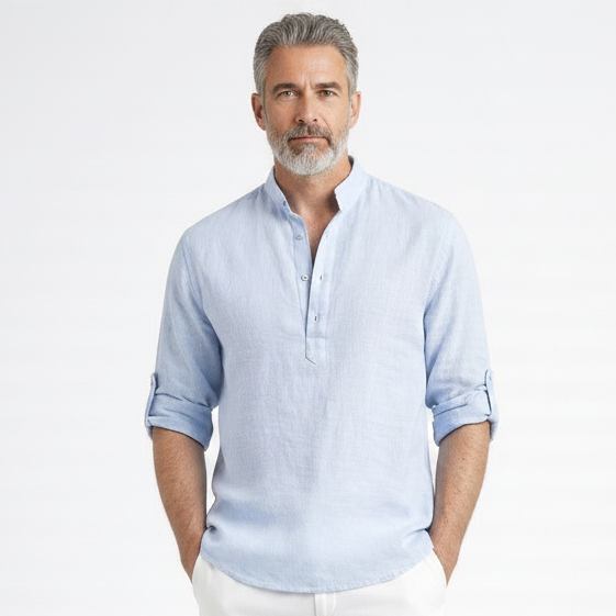 Brezavo - Lightweight Breathable Henley Shirt