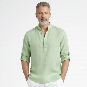 Brezavo - Lightweight Breathable Henley Shirt