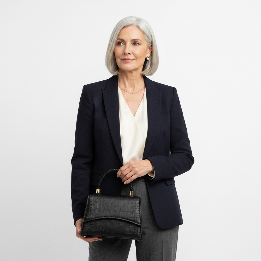 Stexona - Structured Top-Handle Crossbody Bag