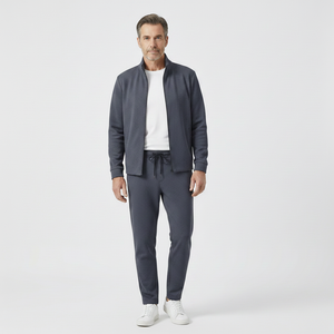Veltrix - Men's Zip-Up Tracksuit With Tapered Pants