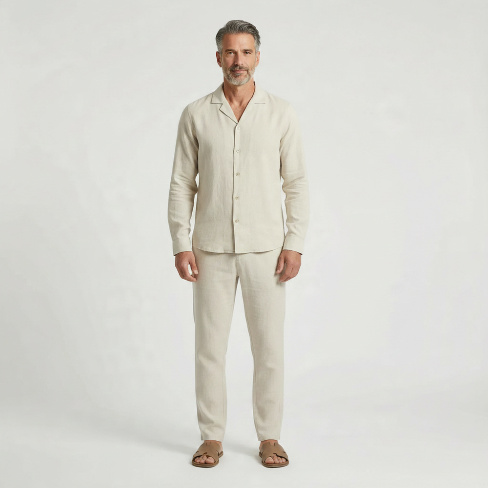 Casuven - Matching Shirt And Pants Set