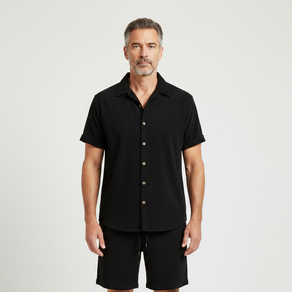 Bruno - Matching Short-Sleeve Shirt And Shorts Set