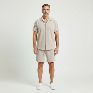 Bruno - Matching Short-Sleeve Shirt And Shorts Set