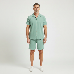 Bruno - Matching Short-Sleeve Shirt And Shorts Set