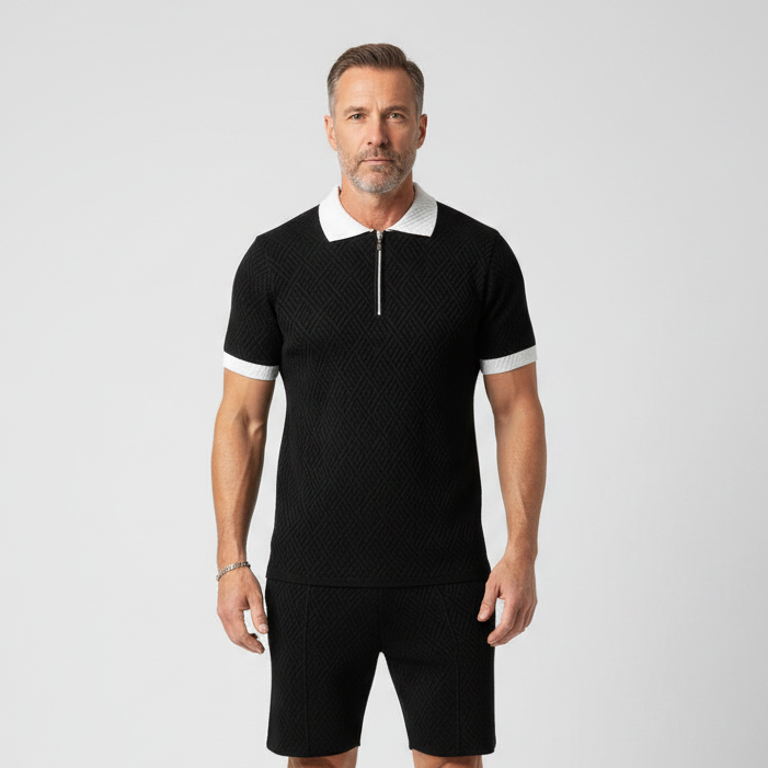 Matteo - Matching Polo Shirt And Shorts Set