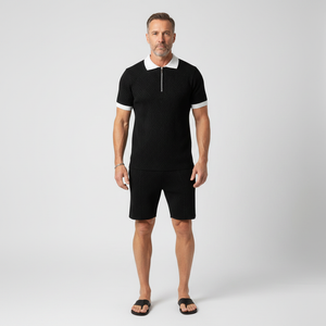 Matteo - Matching Polo Shirt And Shorts Set