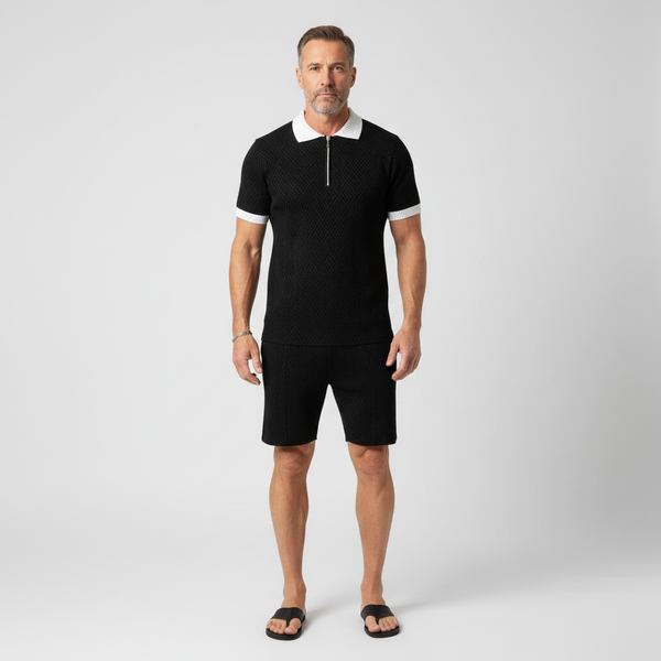 Matteo - Matching Polo Shirt And Shorts Set