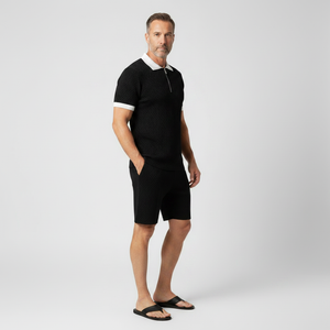 Matteo - Matching Polo Shirt And Shorts Set