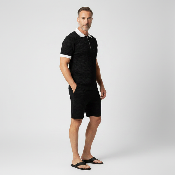 Matteo - Matching Polo Shirt And Shorts Set