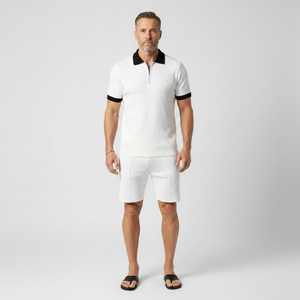 Matteo - Matching Polo Shirt And Shorts Set