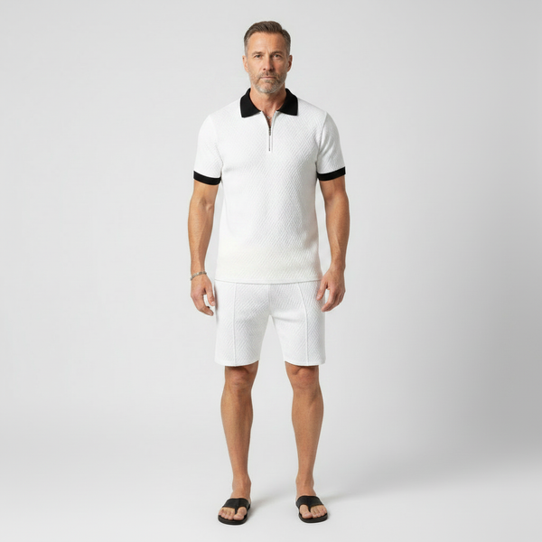 Matteo - Matching Polo Shirt And Shorts Set