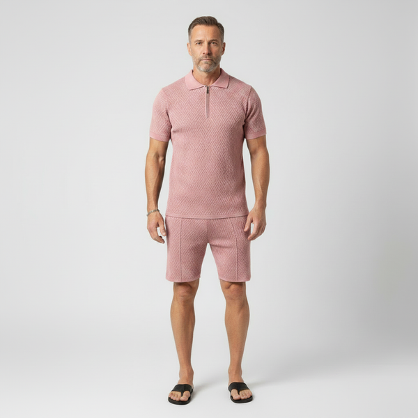 Matteo - Matching Polo Shirt And Shorts Set